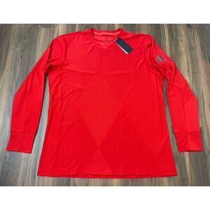NEW Men Adidas Barricade Long Sleeve Tennis performance athletic t-shirt, XL